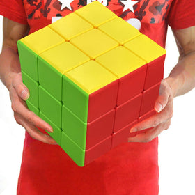 Jbpbslu Giant 3x3 Speed Cube Pro hero shot highlighting vibrant color facets for quick solving.