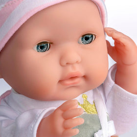 JC Toys Berenguer gift-set box featuring outfits and accessories for imaginative play.