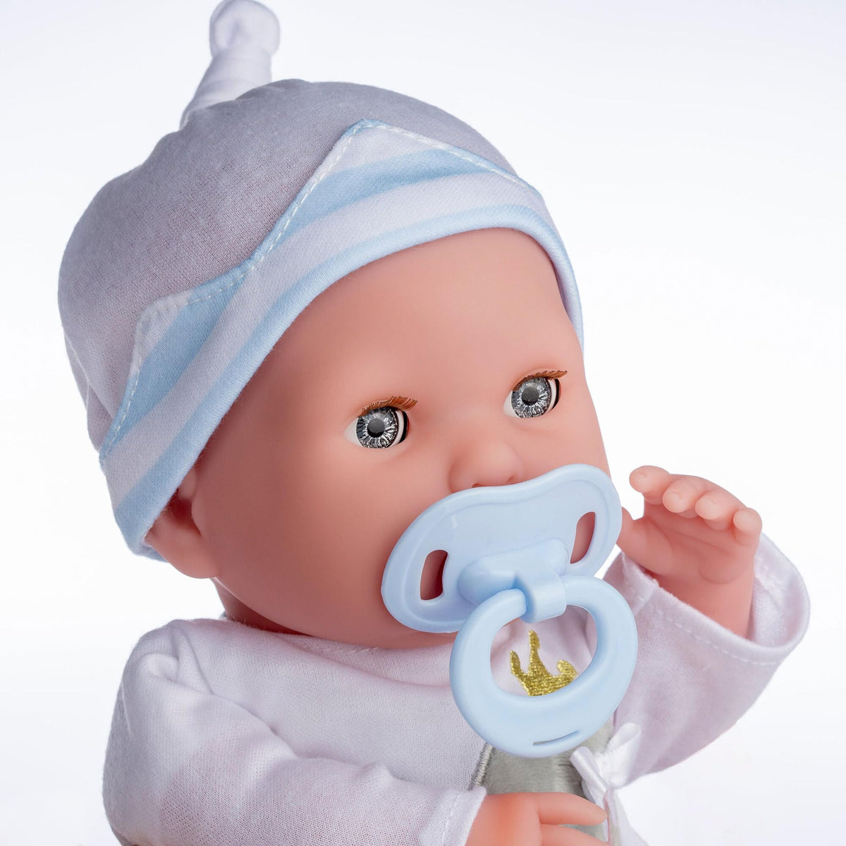 JC Toys Berenguer Boutique 15 inch doll with closed eyes for calming moments