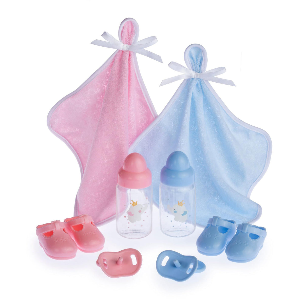 JC Toys Berenguer soft-body twins doll supports nurturing pretend caregiving.