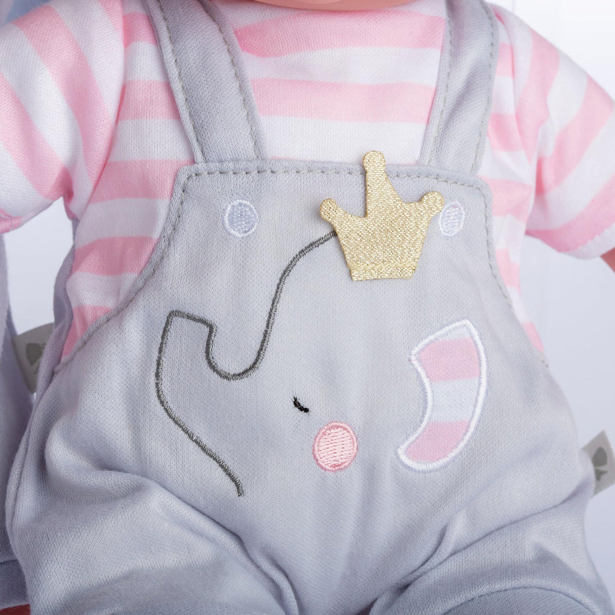 Berenguer soft body is hugs-ready for bedtime cuddles.