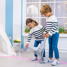 JC Toys Boutique fits most 18-inch dolls for versatile pretend outings.