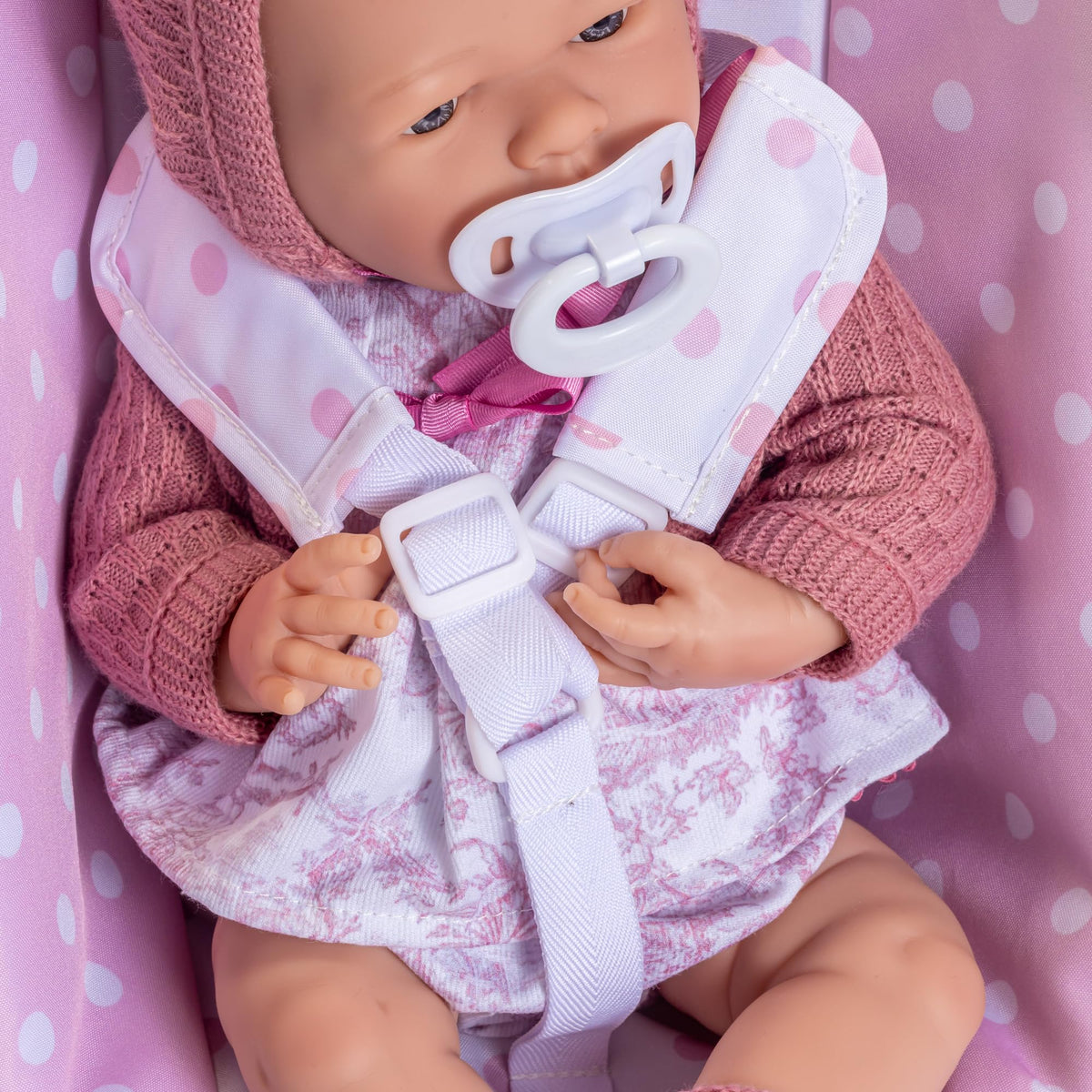 JC Toys doll carrier pink ideal for on-the-go pretend play