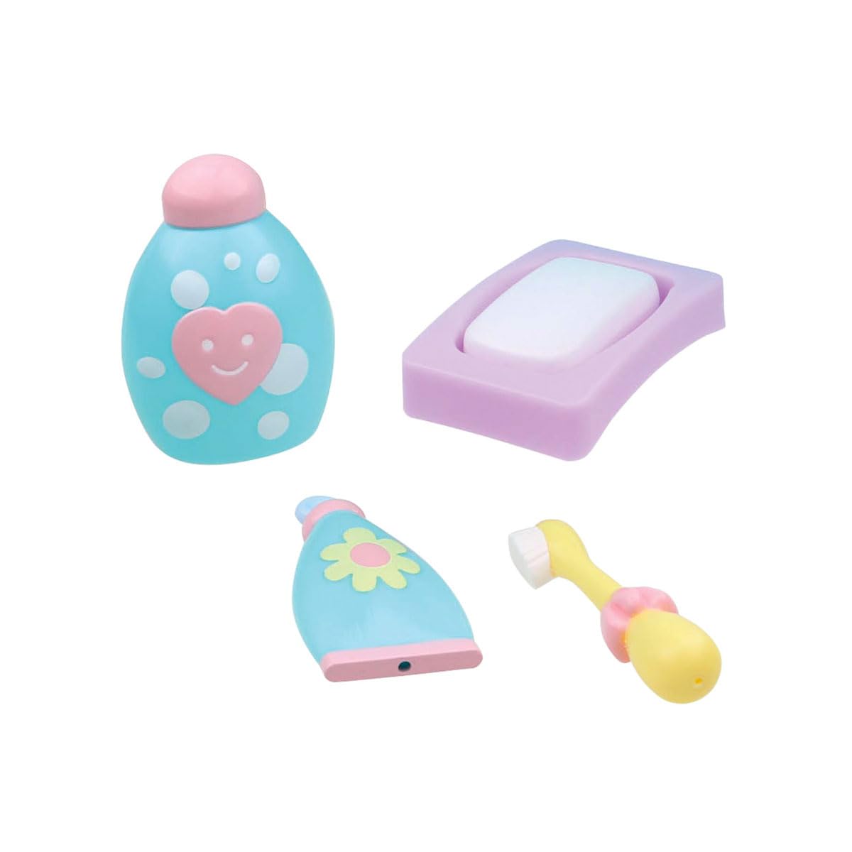 JC Toys flower faucet allows kids to press and spray water for interactive fun.