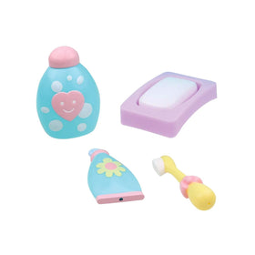 JC Toys flower faucet allows kids to press and spray water for interactive fun.