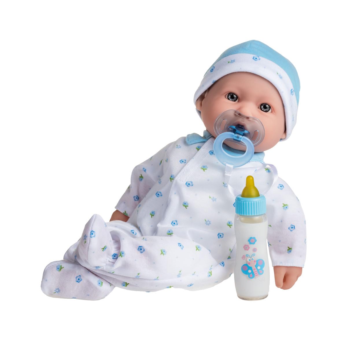 La Baby doll with pacifier for soothing, nurturing play.
