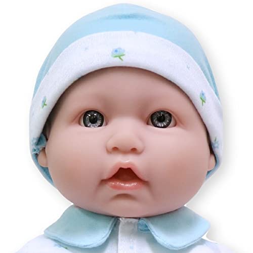La Baby doll wrapped in a cozy blanket for bedtime pretend play.