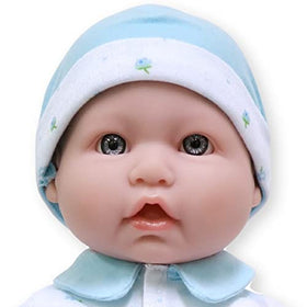 La Baby doll wrapped in a cozy blanket for bedtime pretend play.