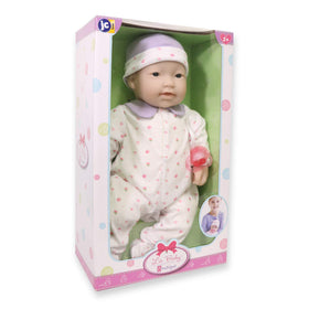 JC Toys La Baby's materials are washable and BPA-free for everyday care.