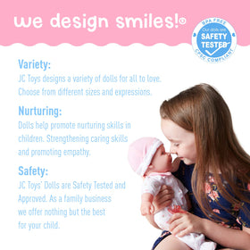 JC Toys La Baby window gift box packaging.