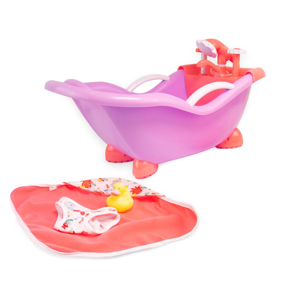 JC Toys vinyl doll is waterproof for durable water play