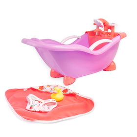 JC Toys vinyl doll is waterproof for durable water play