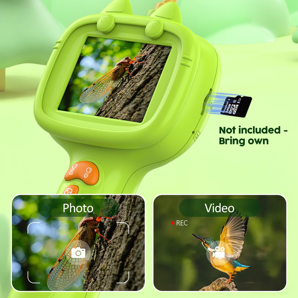 JDZ Kids Borescope underwater exploration capability supports curious kids in wet environments.