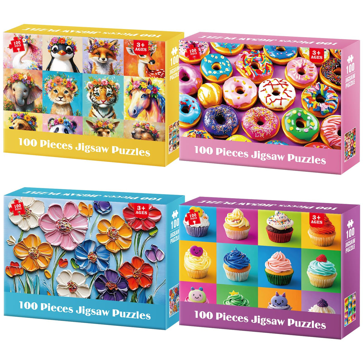 Jeacirio animals puzzle pack for kids boosts imagination and fine motor skills.