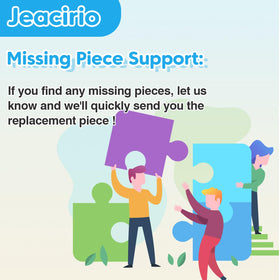 Jeacirio 100-piece seniors and family puzzle — accessible design supports shared moments.