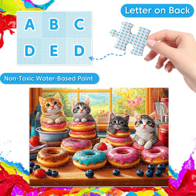 Jeacirio dogs bath puzzle: playful theme supports early spatial reasoning.