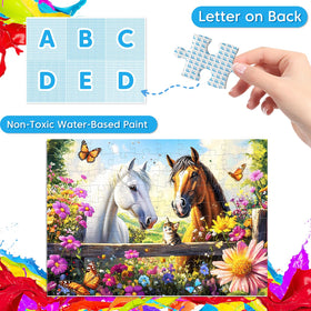 Jeacirio dolphins 100-piece puzzle encourages spatial reasoning during play