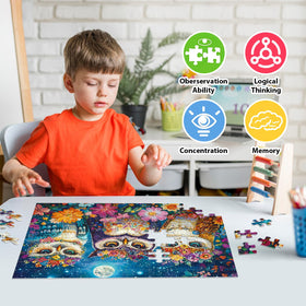 Jeacirio educational puzzle toys pack—durable, kid-safe and versatile