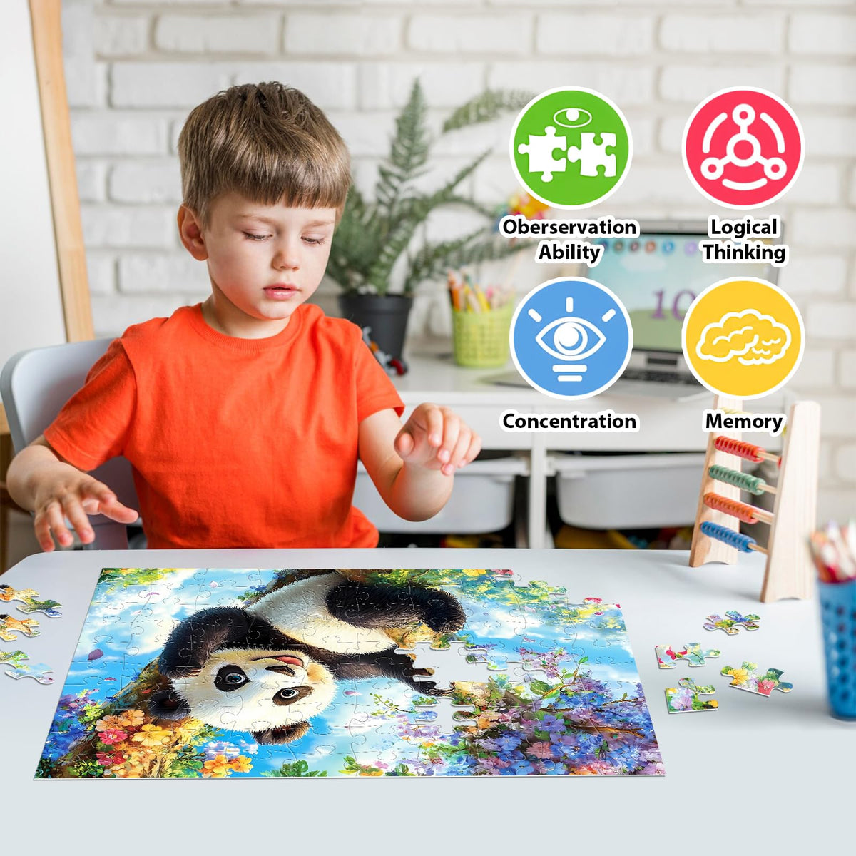 Jeacirio puzzle packaging image shows gift-ready 4-pack for kids