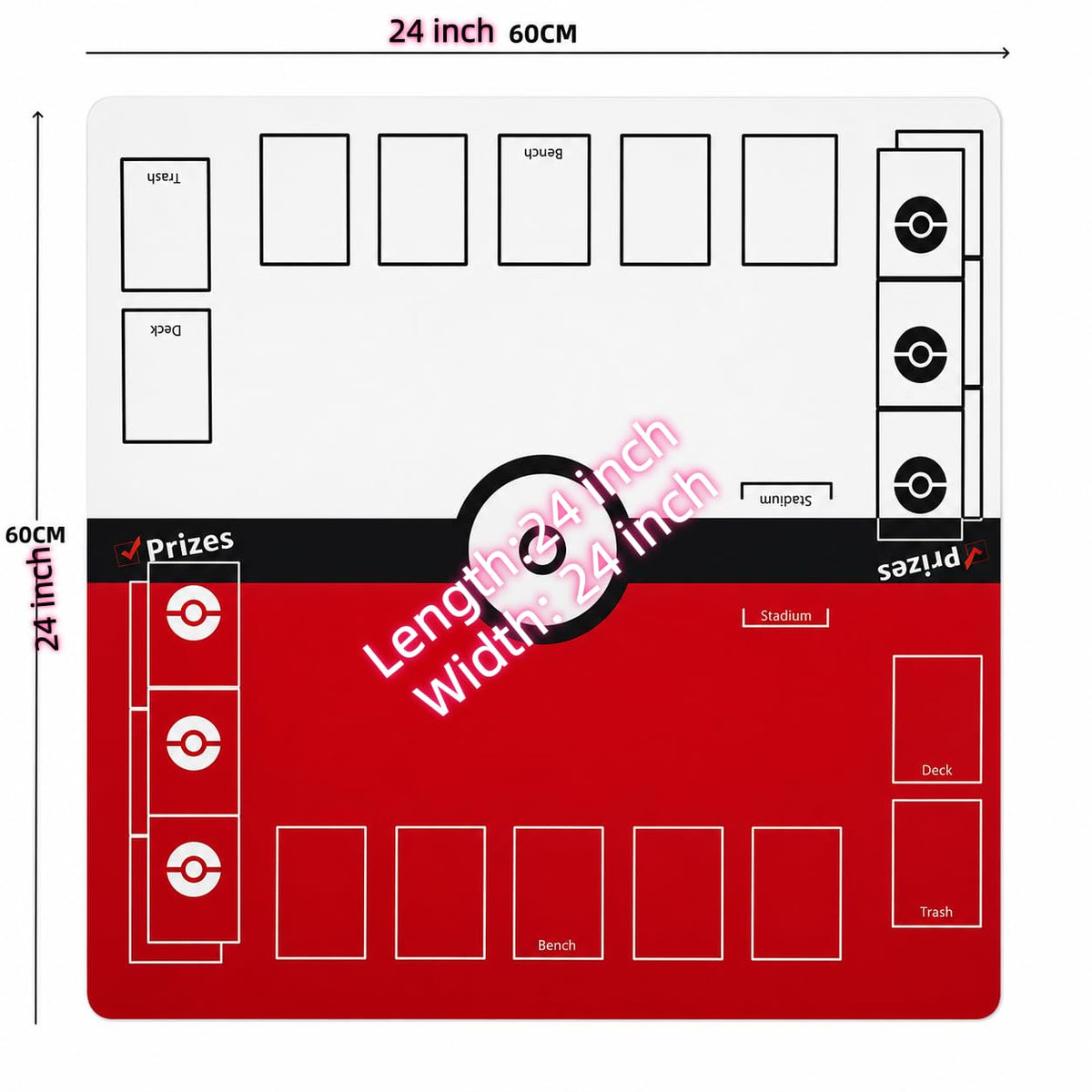 Jedaloke playmat bag included for easy transport to events