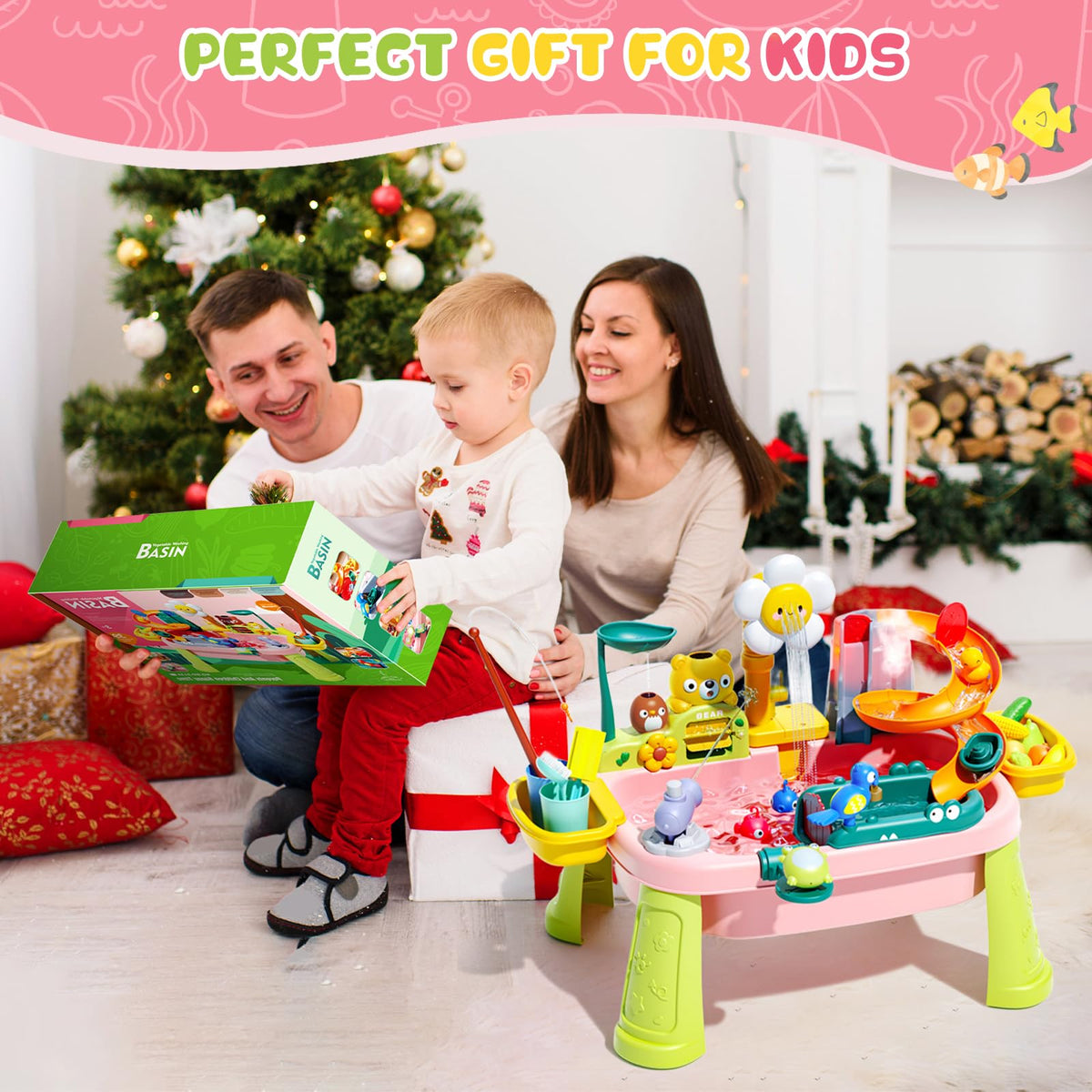 JEFLYM includes pretend vegetables and fishing tools to boost social games.