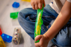 Jelly Blox foam beads bring crunch and sensory variety.