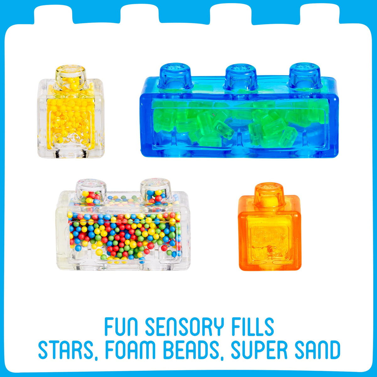 Jelly Blox traffic cones supporting sorting and obstacle-course pretend play.