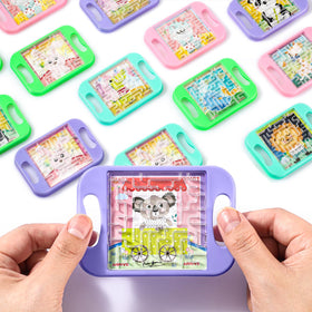 JellyArch blue mini maze puzzle with animal pattern for family fun and problem solving