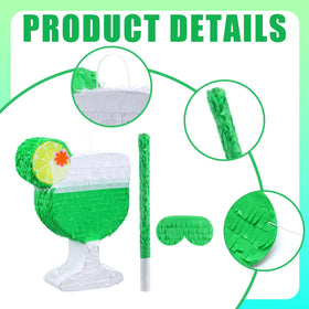 JellyArch Margarita Pinata blindfold ready for playful challenges