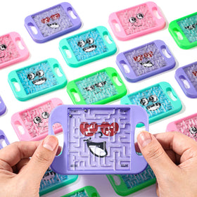 JellyArch mini maze blue cube for focus, dexterity, and playful learning.