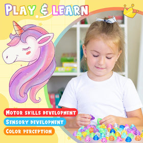 JellyArch PVC unicorn poop toys are durable mini gifts for celebrations.