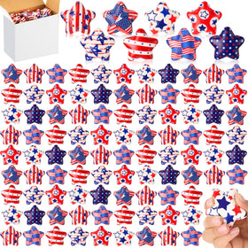 JellyArch patriotic star stress ball in white for Independence Day decor and quick focus