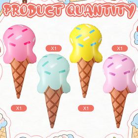 JellyArch summer party decor inflatable - bright ice cream design for outdoors