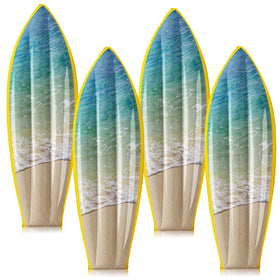 JellyArch 36-inch inflatable surfboard on the beach adds tropical party decor.