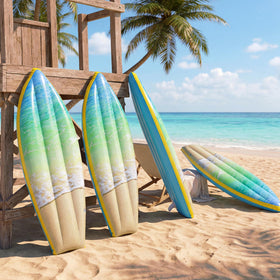 Vivid patterns enhance beach-themed events and photo-worthy moments.