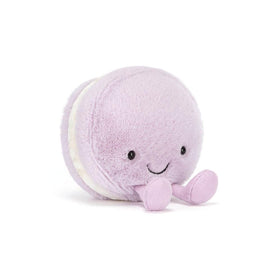 Jellycat Amusables May Macaron front view for cuddling and display.