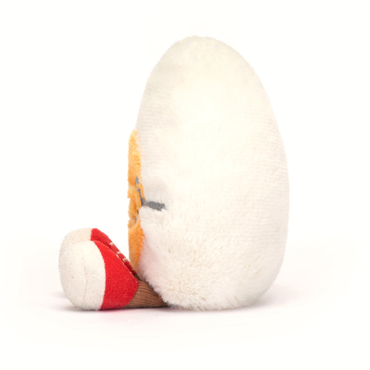 Jellycat Amuseables Boiled Egg Geek with embroidered specs for studious charm