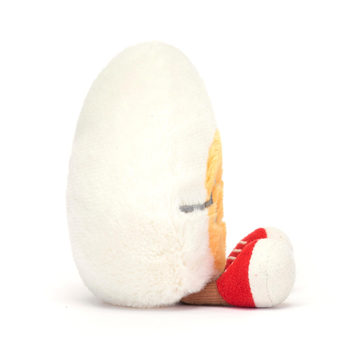 Jellycat Amuseables Boiled Egg Geek plush texture designed for premium softness