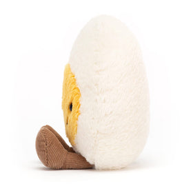 Jellycat Amuseables boiled egg plush highlight yellow yolk detail