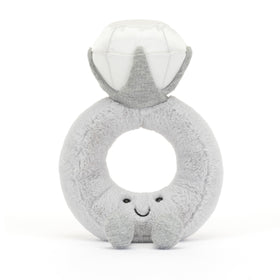 Gift-ready Jellycat Diamond Ring design, suitable for weddings and celebrations.
