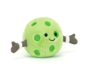 Jellycat Amuseables Sports Pickleball 3-inch plush, soft and cuddly for playful moments.