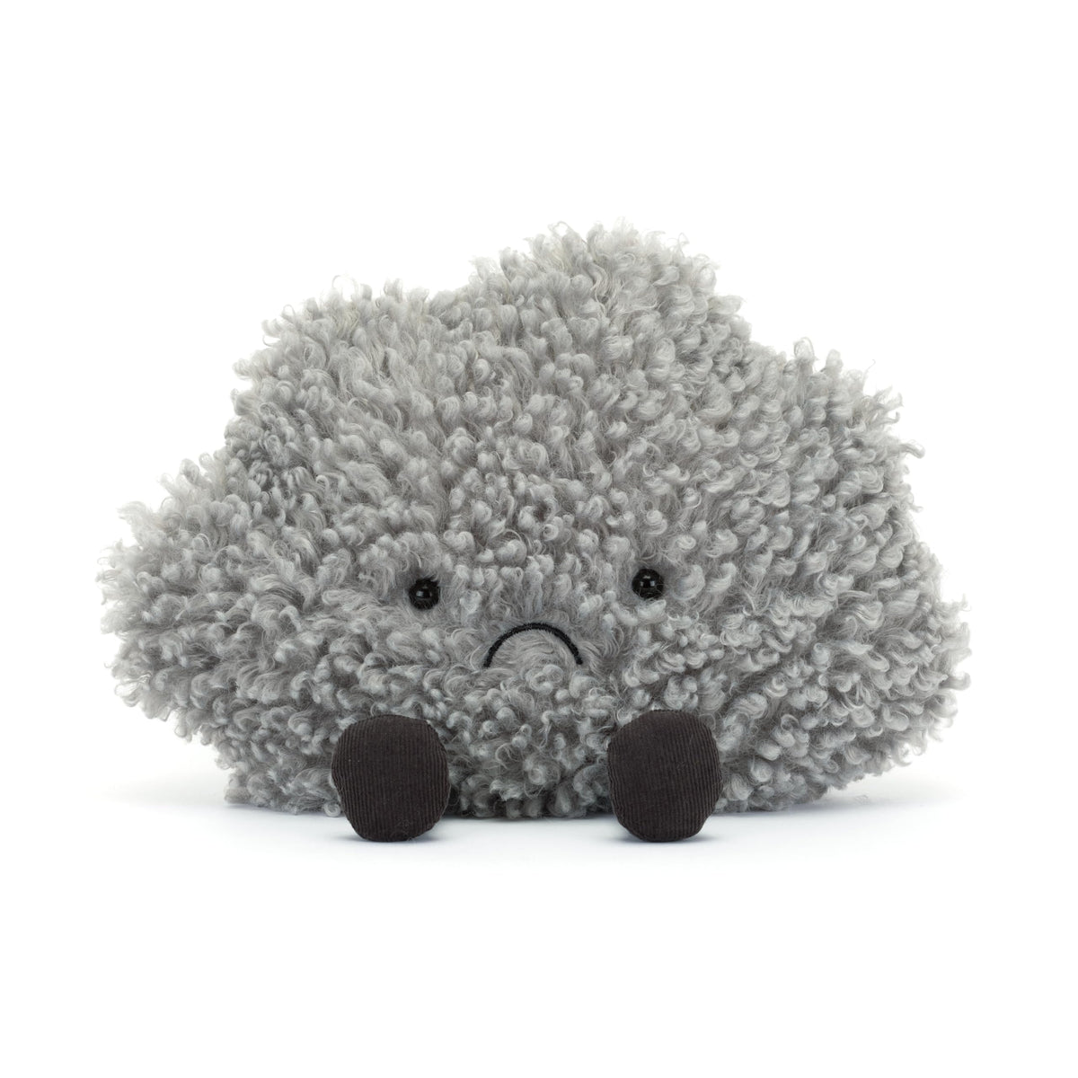 Jellycat Amuseables Storm Cloud soft texture invites gentle hugs and calm play.