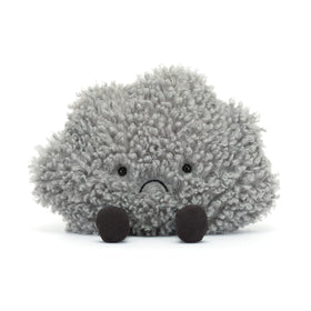 Jellycat Amuseables Storm Cloud soft texture invites gentle hugs and calm play.