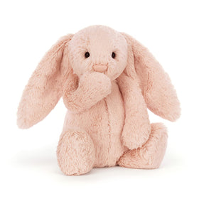Jellycat Bashful Blush Bunny ears showing playful, expressive design