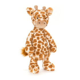 Jellycat Bashful Giraffe safari-inspired design sparks imaginative play