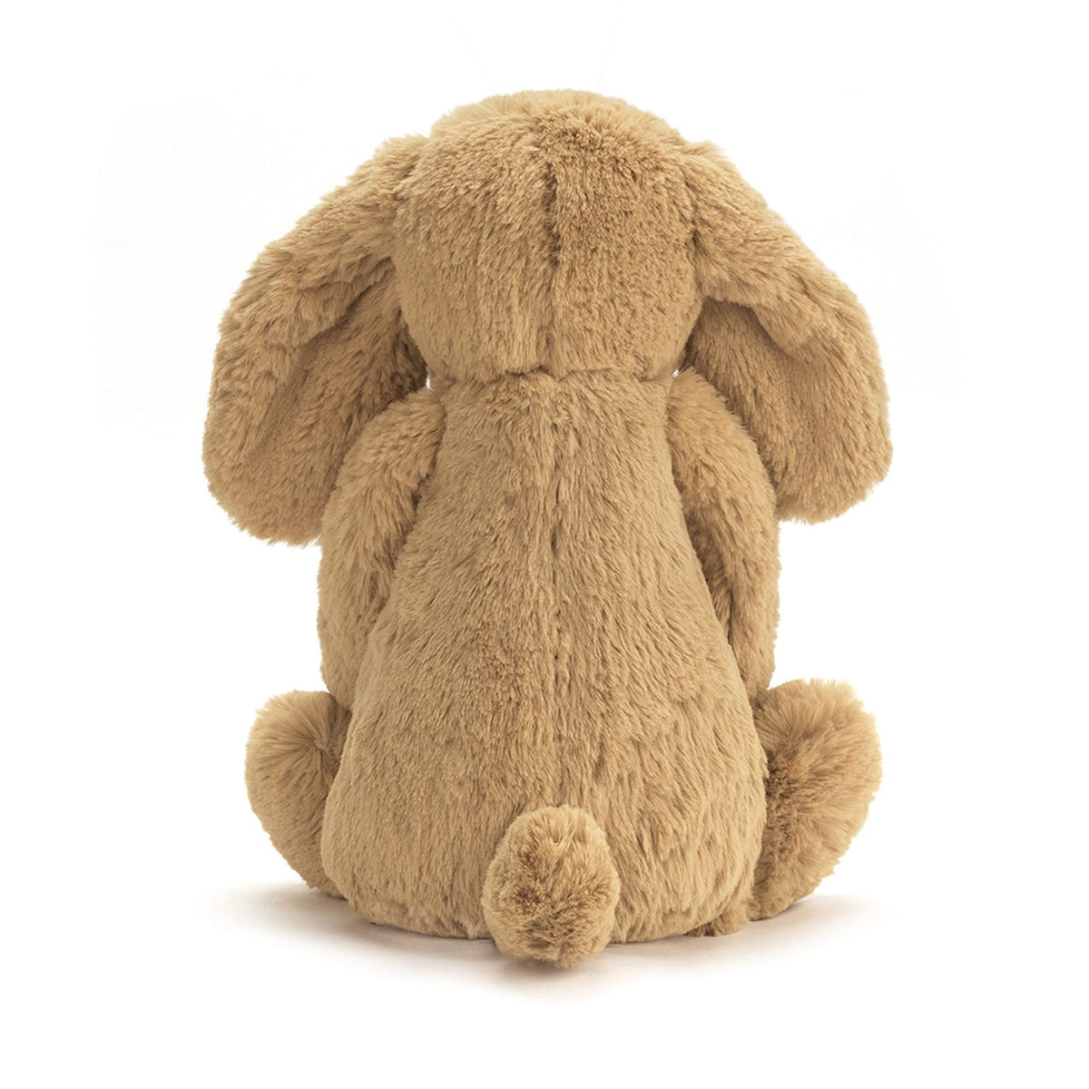Jellycat Bashful Toffee Puppy fur texture, premium plush feel designed for comforting snuggles.