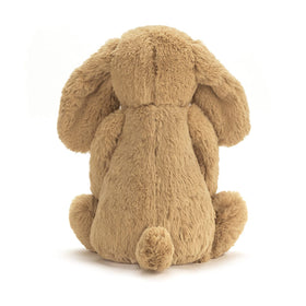 Jellycat Bashful Toffee Puppy fur texture, premium plush feel designed for comforting snuggles.