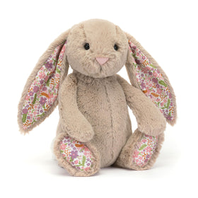 Jellycat Blossom Beige Bunny Petal, a soft plush for cozy cuddles and decorative accents.