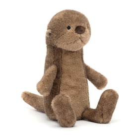 Jellycat Brooke Otter plush face close-up for snuggly comfort