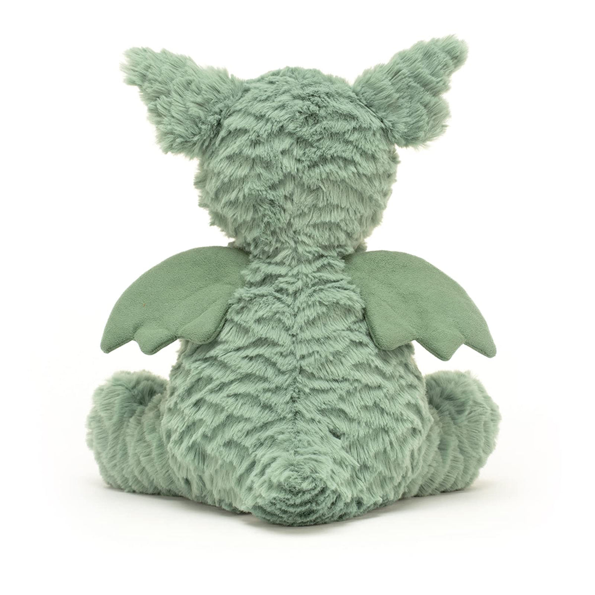 Jellycat Fuddlewuddle Dragon's tiny pointed tail adds playful detail.